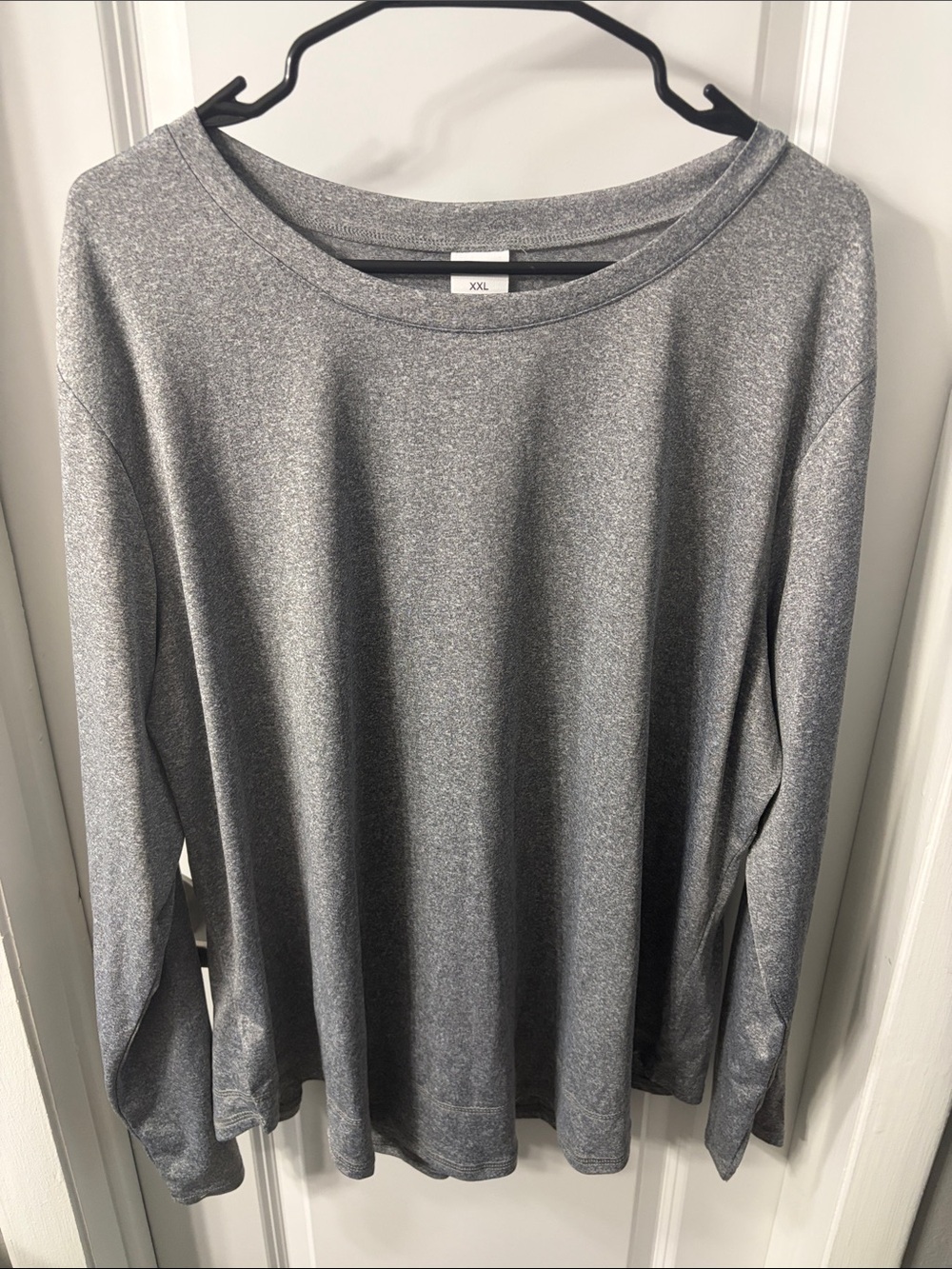 3/$15 Grey Long-Sleeve Crew Tee